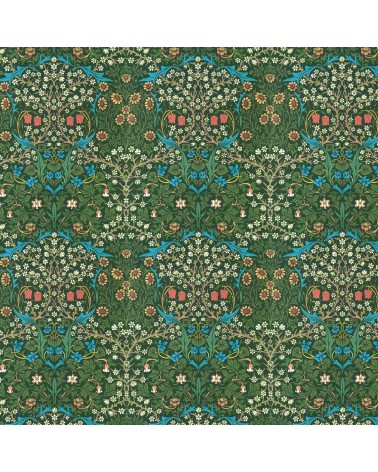 131. Morris Floral Green Wallpaper