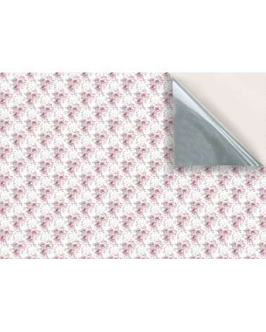 132. Edwardian Floral Dusky Pink Wallpaper