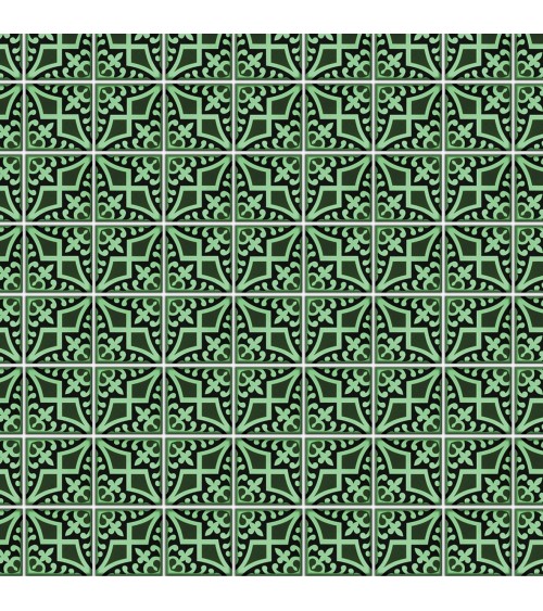 36. Victorian Green Tiles