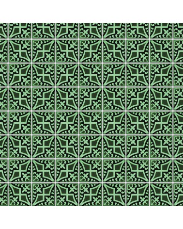 36. Victorian Green Tiles