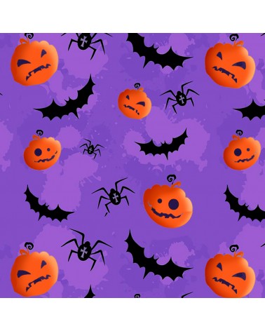 219. Halloween Pumpkins & Bats