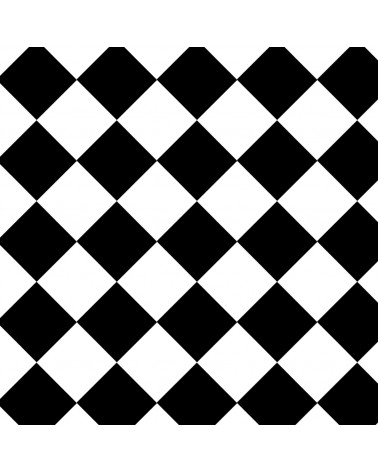 43. Black & White Diamond Floor Tiles